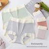Summer Ice Silk Seamless High Waist Women's Ultra-Thin Breathable Panties with Pure Cotton Crotch, Plus Size 200 Jin