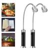 Barbecue Accessory - LED - 360° Flexible Gooseneck - Lightweight Magnetic Base - Waterproof