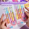 6pcs Dual Tip Color Changing Highlighters Set Gradient Pastel Markers for Students Handmade Aesthetic Note Taking Book Supplies