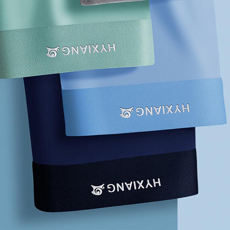 Hengyuanxiang Men's Ice Silk Underwear Z3020 4-Pack