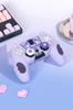 GeekShare PS5 Controller Silicone Soft Skin Case for PlayStation 5 Includes Protective Easy to Star Purple Cover, Controllers, Sticker, Shockproof,