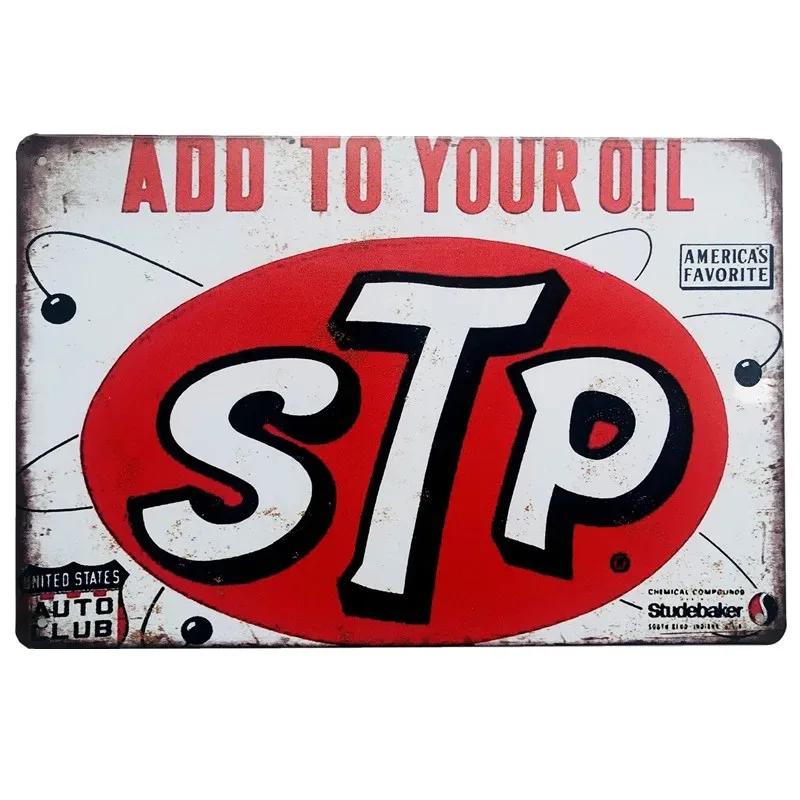 Agip NGK STP Винтажные металлические жестяные таблички Декор Шебби-шик Табличка Настенные постеры Декор для паба, бара, мужской пещеры