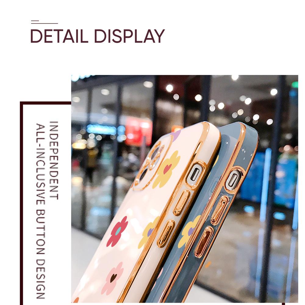 Красочные узоры печати с квадратными краями и узором корпуса с покрытием корпуса телефона Роскошное покрытие Мягкий чехол для телефона для Huawei Honor Xiaomi Redmi