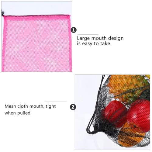 [POPETPOP] Набор из 6 сетчатых мешков на завязках, мешок для хранения, портативная сумка для улицы