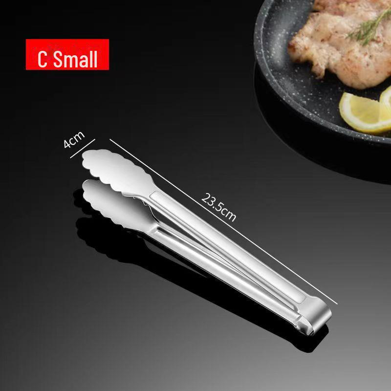 Щипцы для еды из нержавеющей стали, предотвращающие ожоги, для барбекю или хлеба