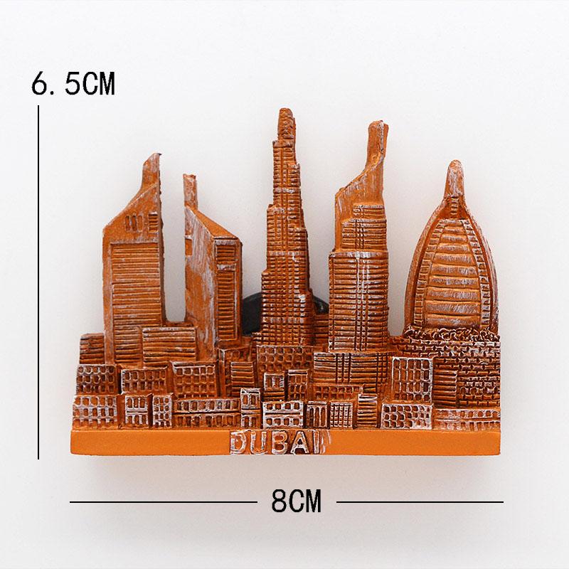 3D магнит на холодильник магнитный холодильник Рим Колизей Дубай Словакия Израиль Дубай Италия туристический сувенир украшение дома наклейка