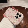 KT Чехол для телефона KT Cat с бантом, защищенный от падений, для Apple iPhone 11/12/13/15/16 Pro/17 Pro Max
