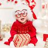 Christmas Novelty Party Glasses, Fun Xmas Eyewear Photo Props, Party Accessories for Family, Christmas Decor & Holiday Gift for Adults & Kids