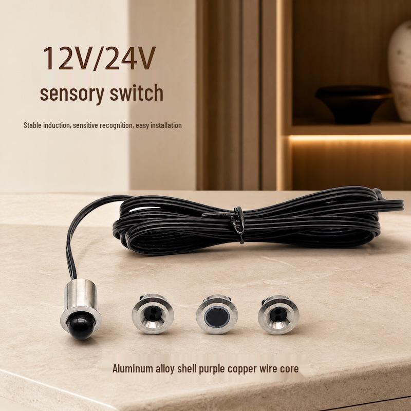 12V/24V Touchless Induction Switch for LED Strip Cabinet/Wardrobe Control