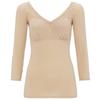 Triumph Cupped Soft Innerwear 5140 Sleeve Top 00NZ Size L 3/4 (Beige)