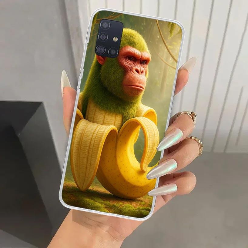 Italian Brainrot Animals Phone Case for Samsung Galaxy A52 A42 A32 A22 A12 A02S A72 A51 A50S A41 A31 A21S A71 A40 A30S A20S A10S