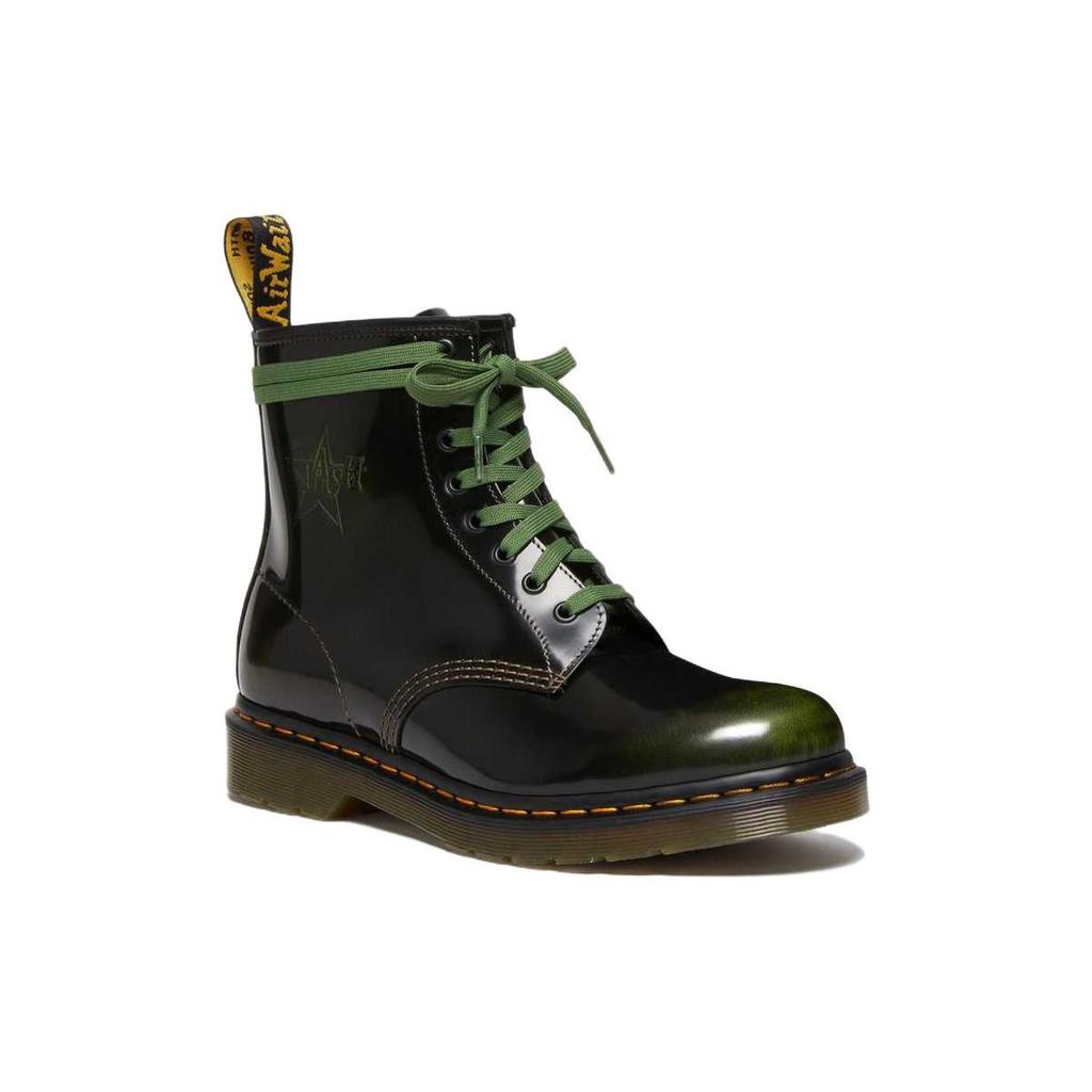 Dr. Martens 1460 Leather Commuter Casual Mid-Calf Boots Unisex Boots Military-Green 28000342