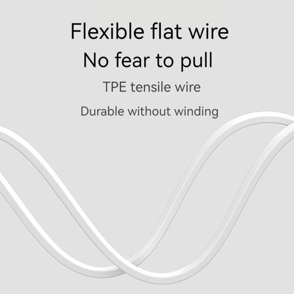 Retractable 66w 3-in-1 Usb Charge Data Cord 5-level Telescopic Fast Charging Data Cable