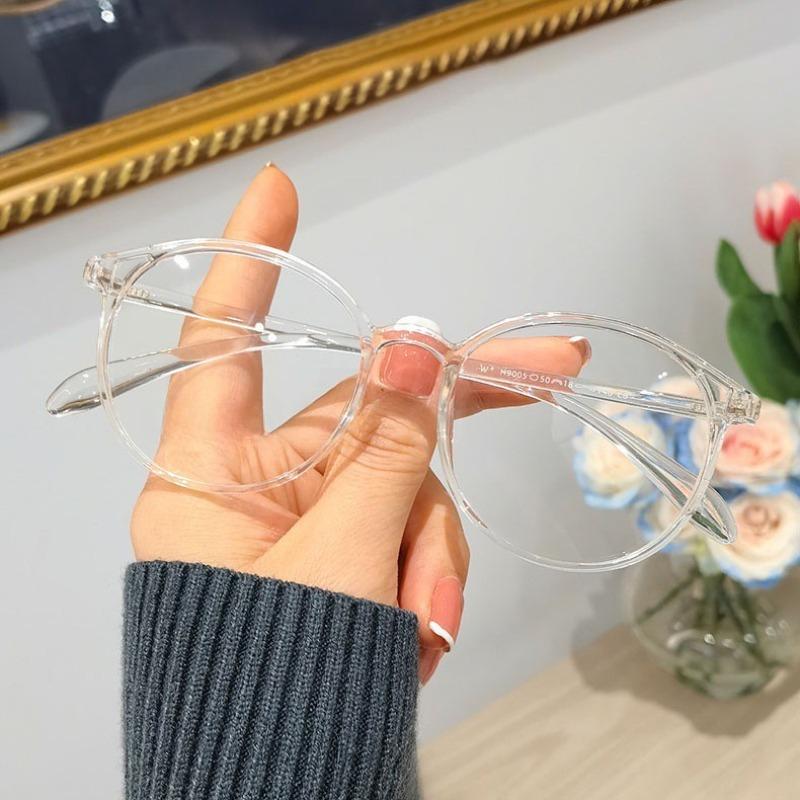 Transparent Computer Glasses Frame Women Men Anti Blue Light Round Eyewear Blocking Glasses Optical Spectacle Eyeglass
