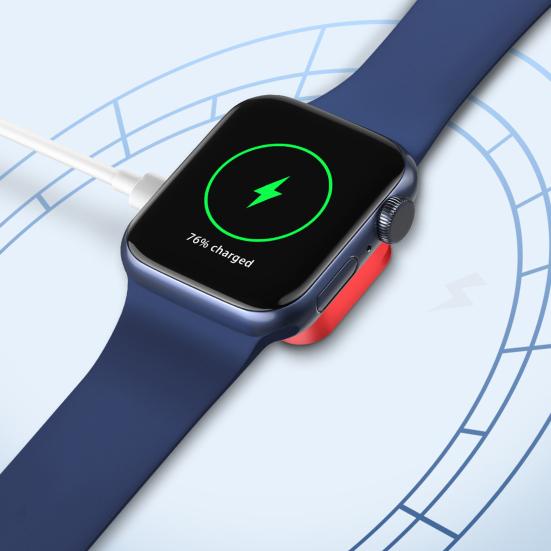 Беспроводное зарядное устройство для часов, беспроводная конструкция, магнитная зарядная док-станция Type-C, 8-контактный разъем, двухпортовая подставка для зарядки часов для Apple Watch