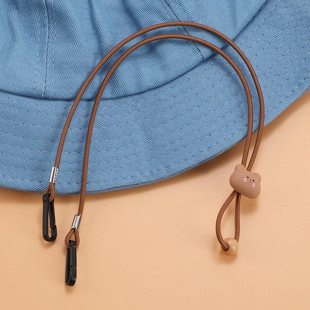Hook Clips Hat Retainer Elastic Windproof Hat Strap Cartoon Hat Rope Hat