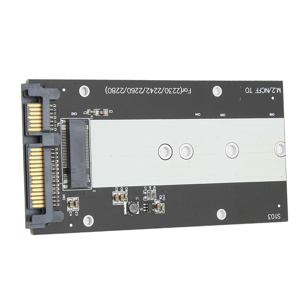 Адаптер-конвертер M.2 NGFF в SATA III 6000 МБ/с Быстрая передача Интерфейс Mass Storage Карта-конвертер для жесткого диска