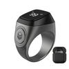 20-мм кольцо-счетчик тасбих, совместимое с Bluetooth 5.1, 5 времени молитвы, счетчик тасбих 0,49-дюймовый OLED-дисплей, исламский мусульманский подарок