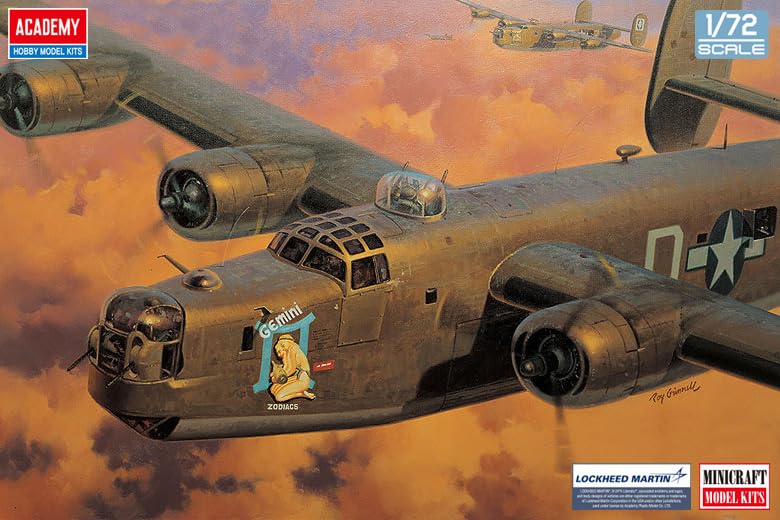Academy Liberator Zodiac Plastic Model Kit 12584 1/72 B-24H