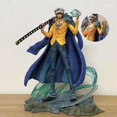 25 см Аниме Ван Пис Трафальгар Д. Фигурки Action Figures по Закону о Воде 2 Головы Руки Модель Кукла Настольное Украшение Статуэтка Фигурка Подарок Игрушка