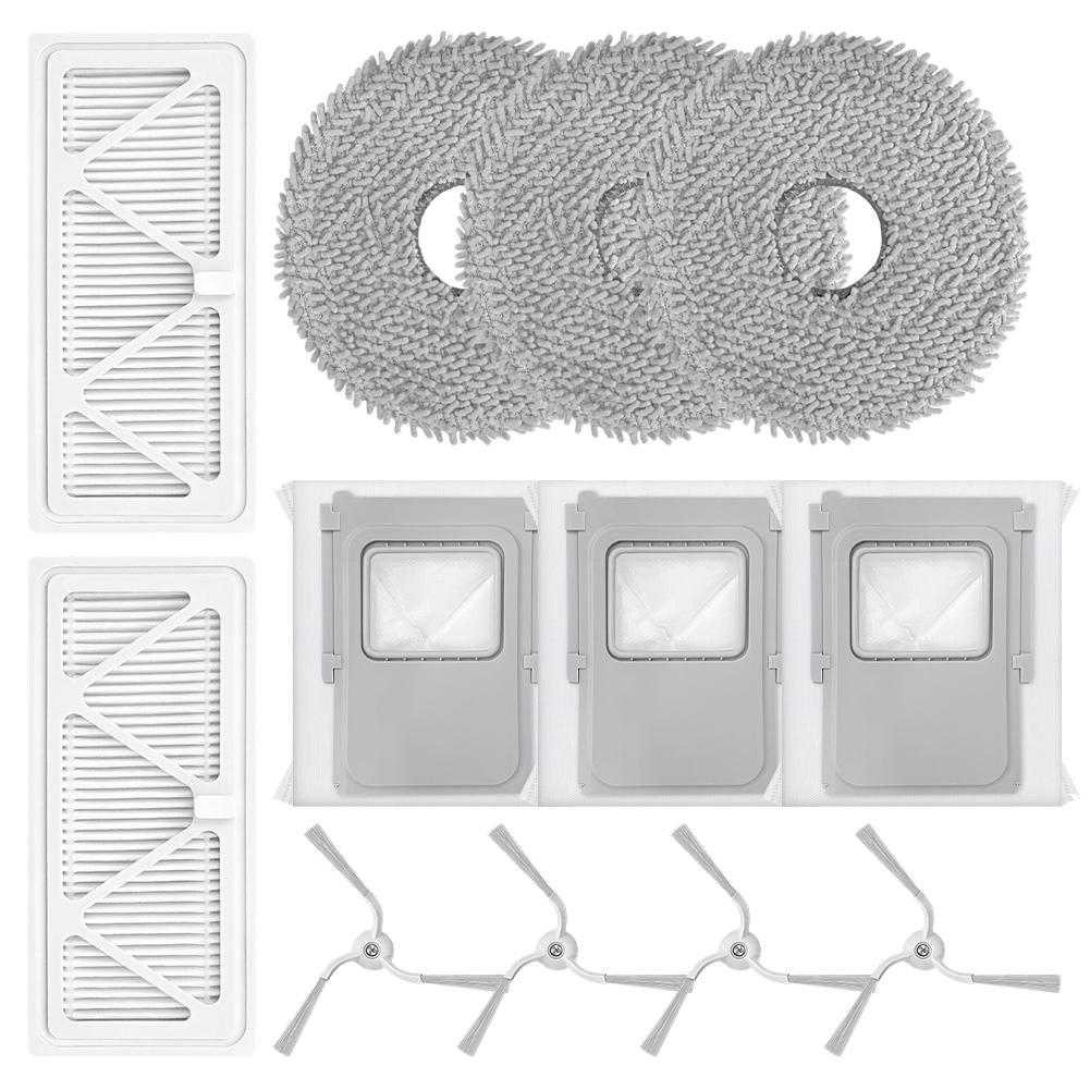 1set Filter Mop Cloth Dust Bag Side Brush Kit For DJI For ROMO S For ROMO A For ROMO P Vacuum Cleaner Household Cleaning Kit