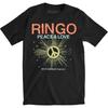 Men's Ringo Starr Peace Rays 2014 Tour Slim Fit T-shirt Black