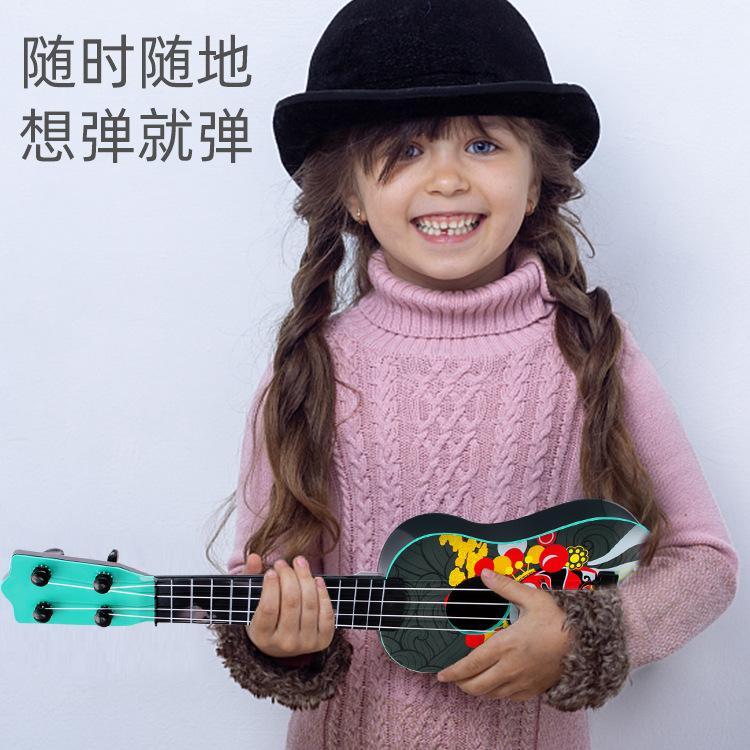 Ukulele Children'S Toy Guitar, Early Education Beginners Can Play Music Guitar Instrument Gifts