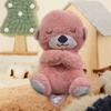 Musical Otter Plush Toy with Lullaby Soothing Sound Light Washable Breathing Stuffed Otter Comfort Doll Plushie Newborn Infant Boys Girls Gift