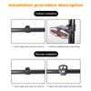 Солнечная USB-перезаряжаемая беспроводная светодиодная задняя фара для велосипеда, указатель поворота, задний фонарь, водонепроницаемая лампа предупреждения о безопасности для велоспорта