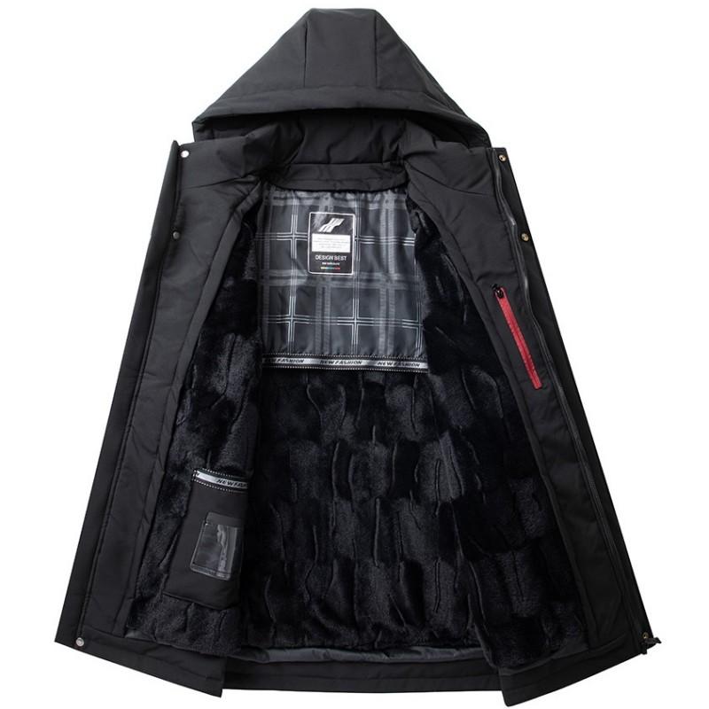 Зимняя старая толстая теплая стеганая куртка для отца в деловом стиле, повседневная стеганая куртка