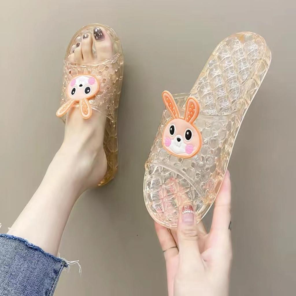 Fashion Slides Transparent Cute Sandals Cartoon Jelly Anime Kawaii Woman Slippers Clear Shoes For Women New Style Premium Sale Eva