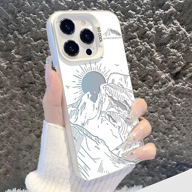 Rizhao Jinshan подходит для чехла для мобильного телефона Apple 17 iPhone16promax продвинутое ощущение 15 новый 14 лазерный 13mi