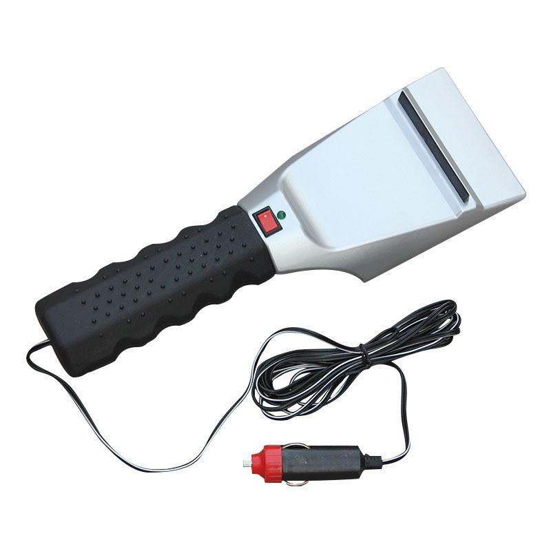 Классический дизайн Автомобильный электрический скребок для льда с подогревом с двойной функциональностью для удаления снега