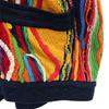 Coogi 90-е годы Сделано в Австралии Старый кардиган 3D вязки с V-образным вырезом Длинный рукав Мужской Б/у