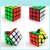 Профессиональный магнитный кубик 3x3 для соревнований в магнитных радужном и черном цветах