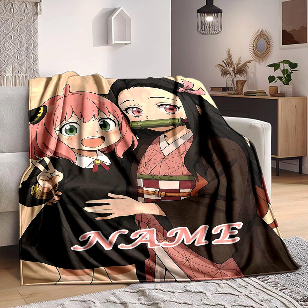 Custom 1pc Name's Journey Through Time Blanket, Soft And Comfortable Blanket, Casual Warm, Camping Travel Blanket, Birthday Gift Q913111