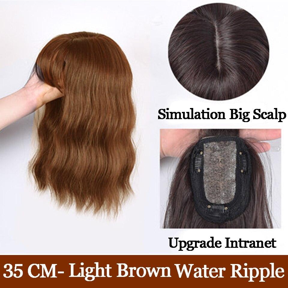 LUPU Новый тип, женские объемные волны, синтетические волосы на голове, парики с челкой, черные, коричневые, с застежкой, термостойкие искусственные волосы