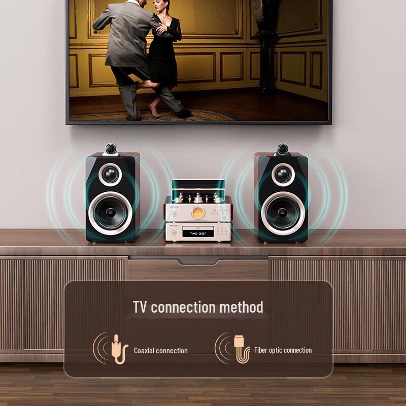 Sansui HIFI Tube Amplifier CD Player Audio System