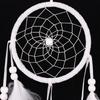 55cm White Dream Catcher Net with Feathers Handmade Wall Hanging Car Ornament Craft Home Decoration Decor Wind Chimes Dropship