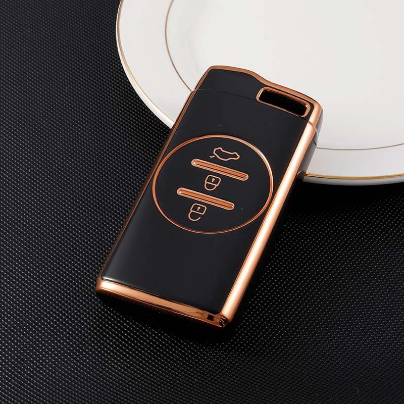 Модный чехол для ключей из ТПУ для Chery Tiggo 8 Arrizo 5 7 Pro EQ7 5x 3x Tiggo 7, умный держатель, кольцо, защитные аксессуары, чехол
