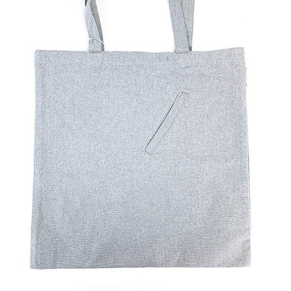 Плоская большая сумка Snoopy серого цвета для школьного офиса PEANUTS