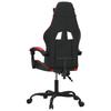 Gaming Chair Black and Red Synthetic Leather