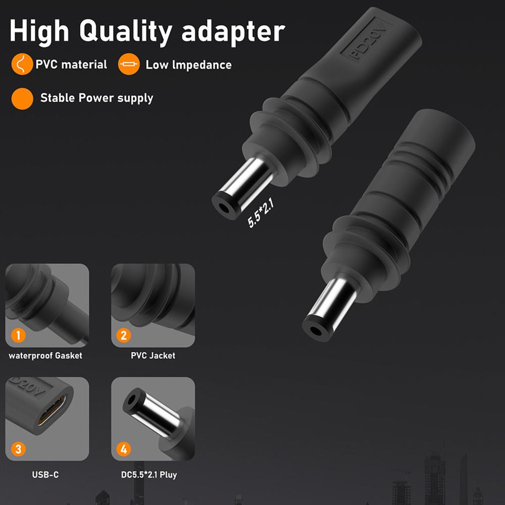 Для Starlink Mini Gen 3 USB C на DC/DC Быстрая зарядка Кабель питания 100 Вт Адаптер питания Водонепроницаемый Наружный