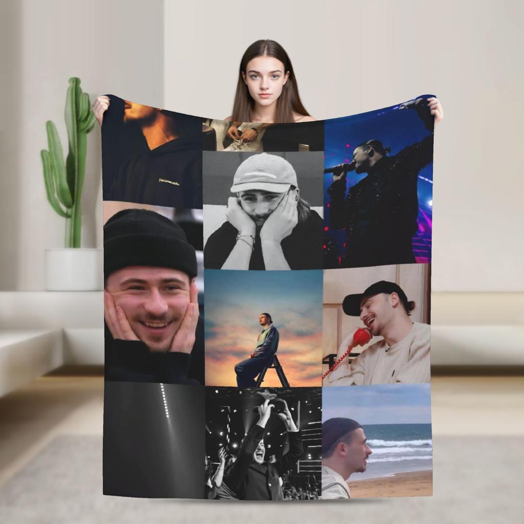 PIERRE GARNIER EVERY SECOND  Blanket  Camping Flannel Throw Blanket For Home Decor Soft Customized Quality Bedspread