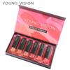 YOUNG VISION Matte Matte Подарочный набор из 6 губных помад Sticky Lipstick Velvet Leisure