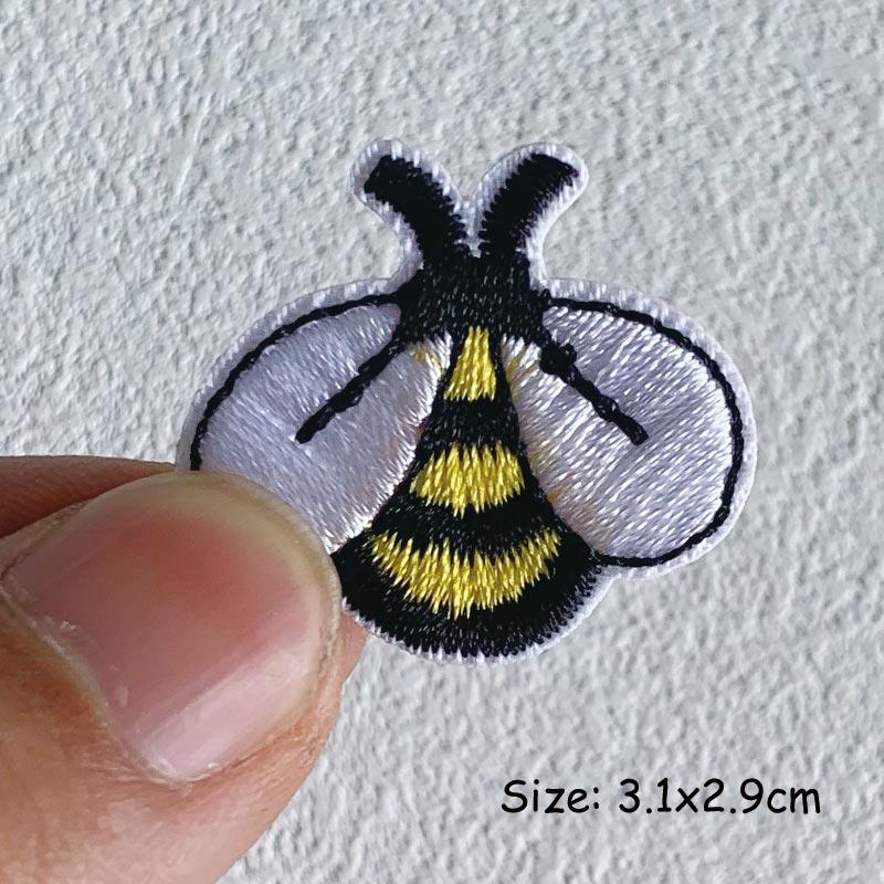 Cartoon Animals Embroidered Iron Patch For Clothing DIY Striped Sewing Patch