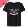 Guns N Roses Theme women Shirts Clothes Top Y2k Tops women Short Sleeve T-shirt Streetwear Harajuku Pride Tops Tees