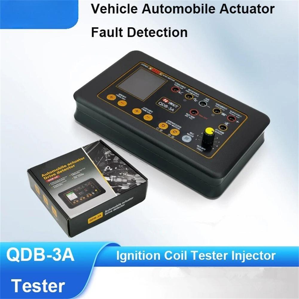 QDB-3A Автоматический тестер катушки зажигания, детектор неисправностей двигателя, соленоида, форсунки, драйвер