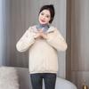 Women's Autumn and Winter Korean Style Loose Casual Jacket, Plain Color Hooded Causal Top
