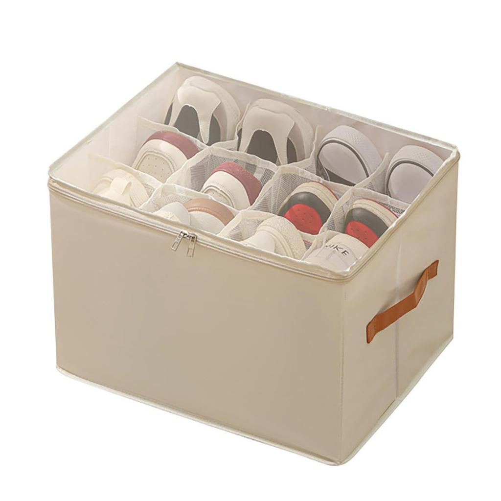 Органайзер для обуви для шкафа, тканевые кубики для хранения обуви под кроватью, органайзер для хранения обуви, складывающийся в стопку, чехол для хранения обуви для фигурок